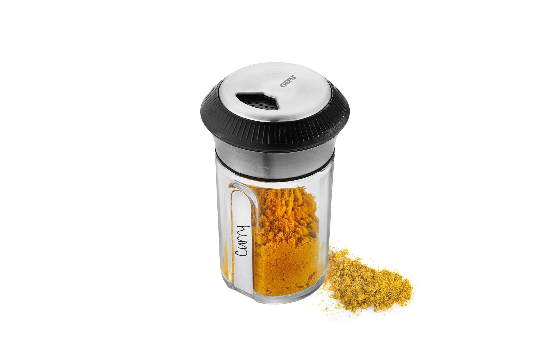 GEFU Gewürzstreuer X-Plosion Schwarz/Transparent