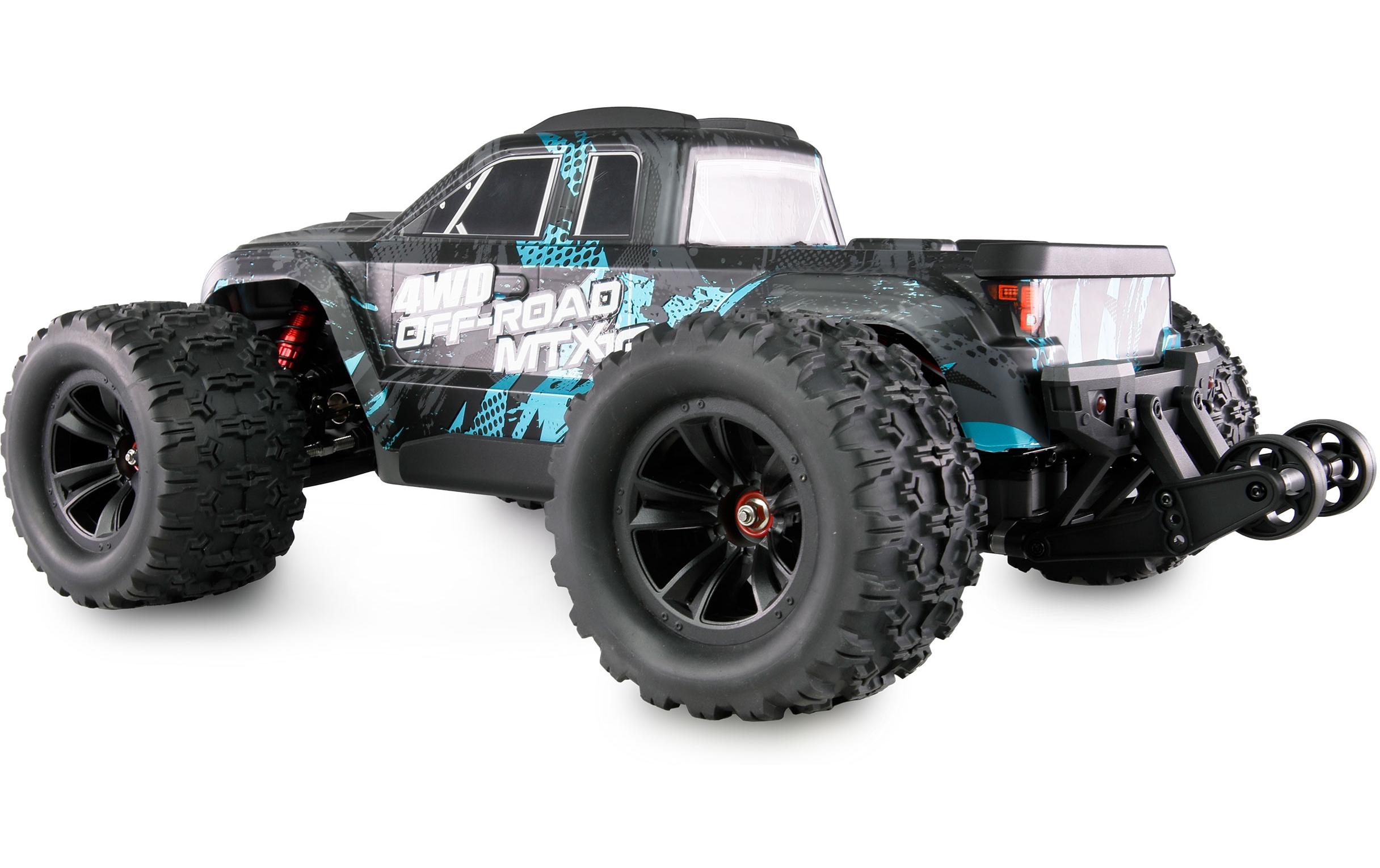 Amewi Monster Truck Hyper Go MTX10 1:10, ARTR, Schwarz/Blau