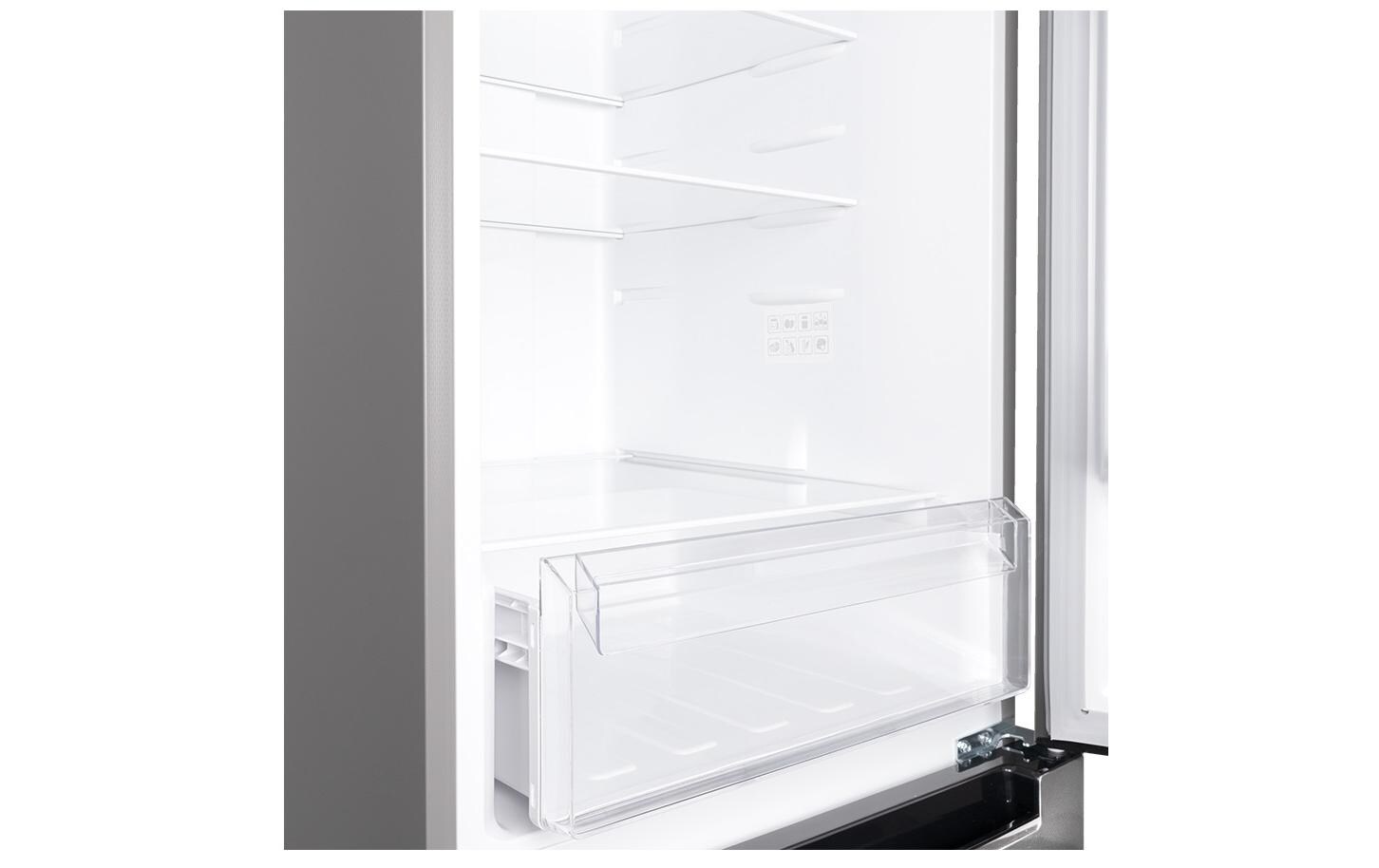 Kibernetik Kühl-Gefrierkombination ECOKSTK327 Grau, Rechts, Wechselbar