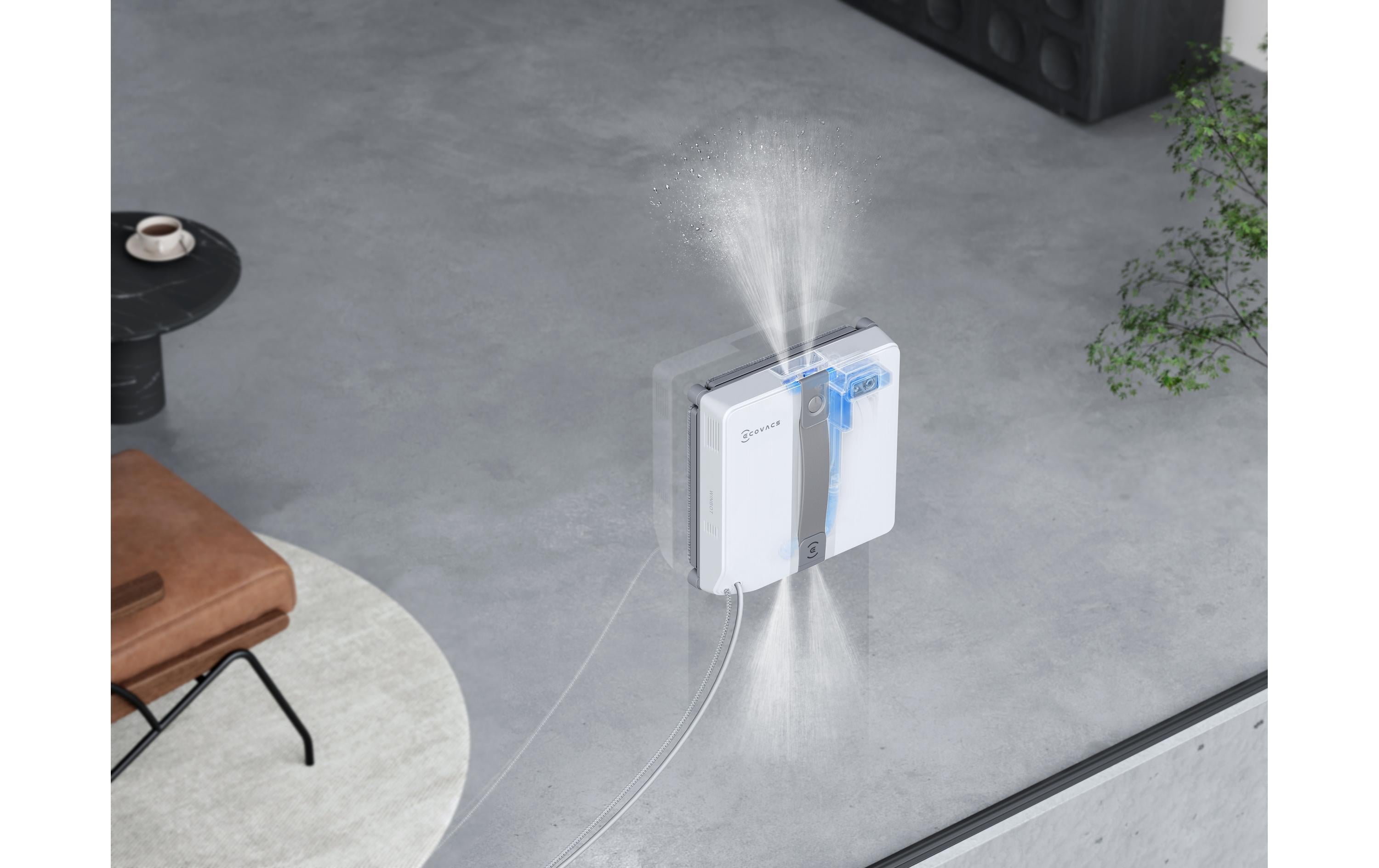 Ecovacs Fensterputzroboter Winbot Mini Grau/Weiss