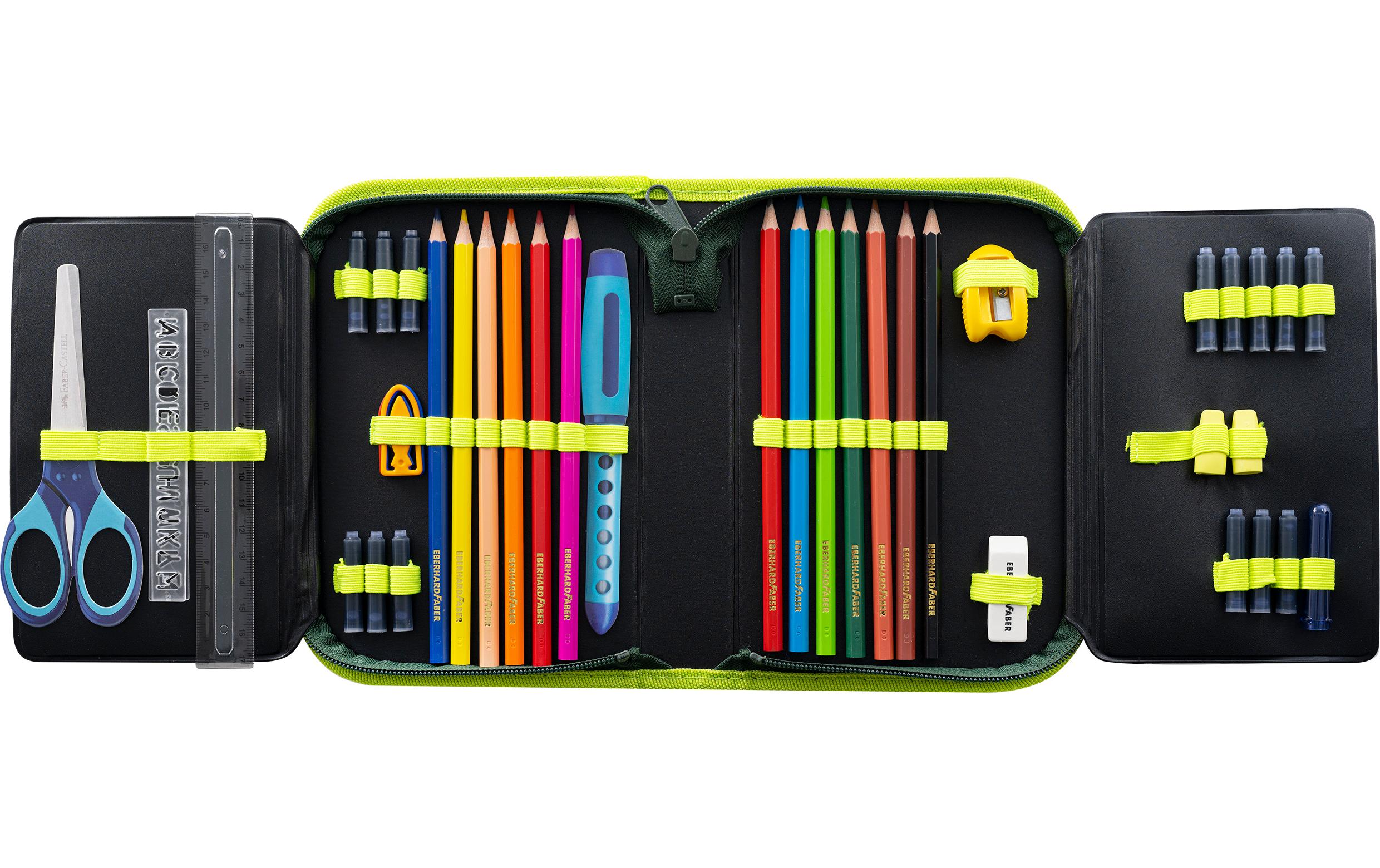 Eberhard Faber Etui Dino 42-teilig, Grün