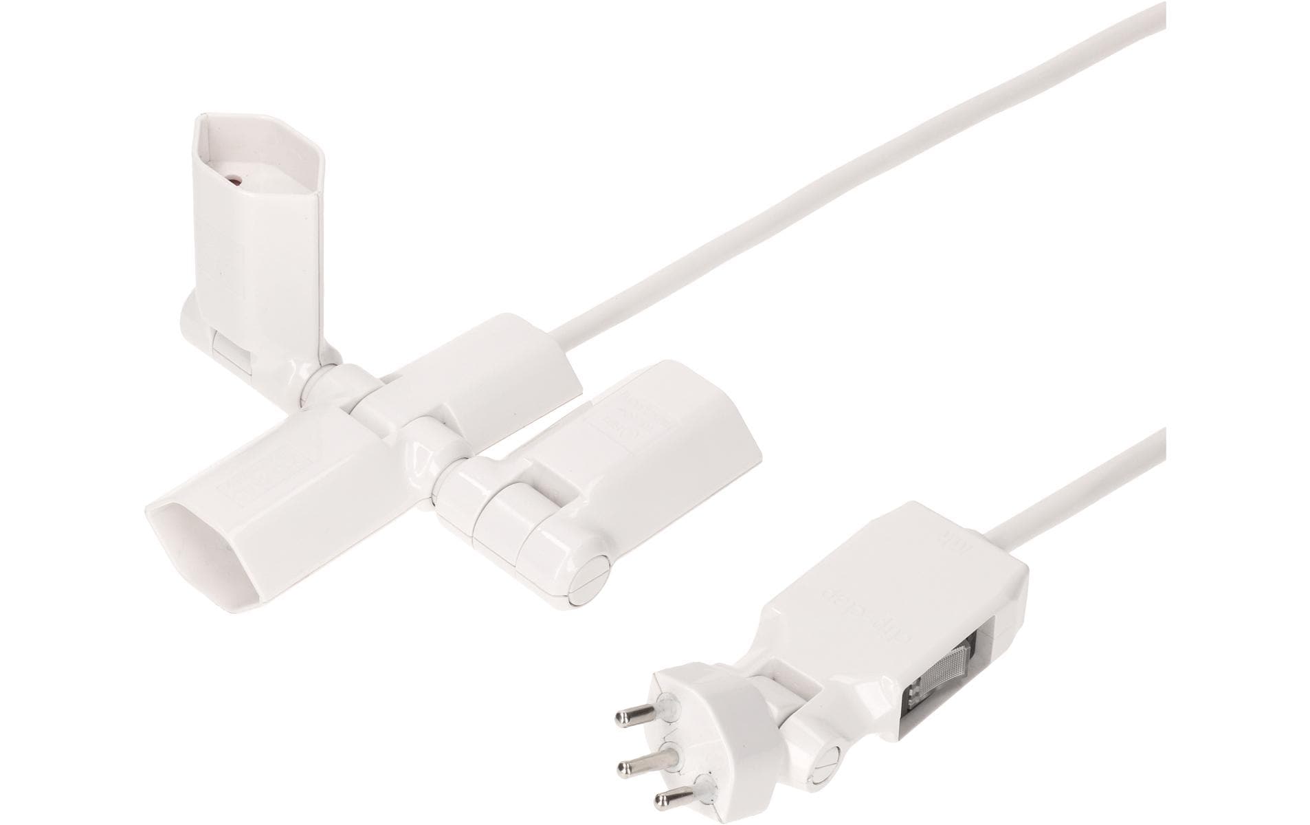 Max Hauri Steckdosenleiste Clip-Clap Line 3x T13, Weiss Max Hauri Steckdosenleiste Clip-Clap Line 3x T13, Weiss