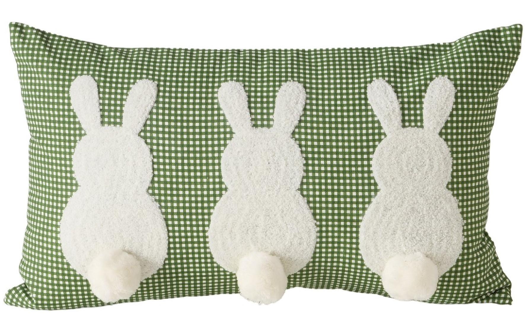 Boltze Kissen Hasen Lanari, Grün / Cremeweiss Boltze Kissen Hasen Lanari, Grün / Cremeweiss