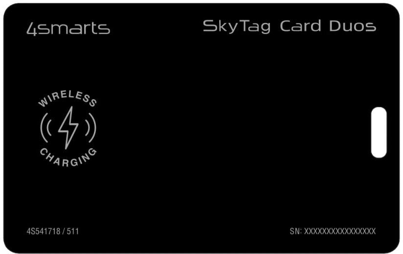4smarts Standort-Finder SkyTag Card Duos ReCharge Schwarz 4smarts Standort-Finder SkyTag Card Duos ReCharge Schwarz