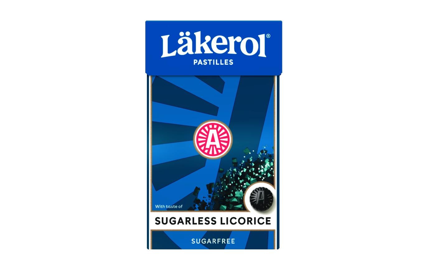 Läkerol Bonbons Sugarless Licorice 20 x 27 g