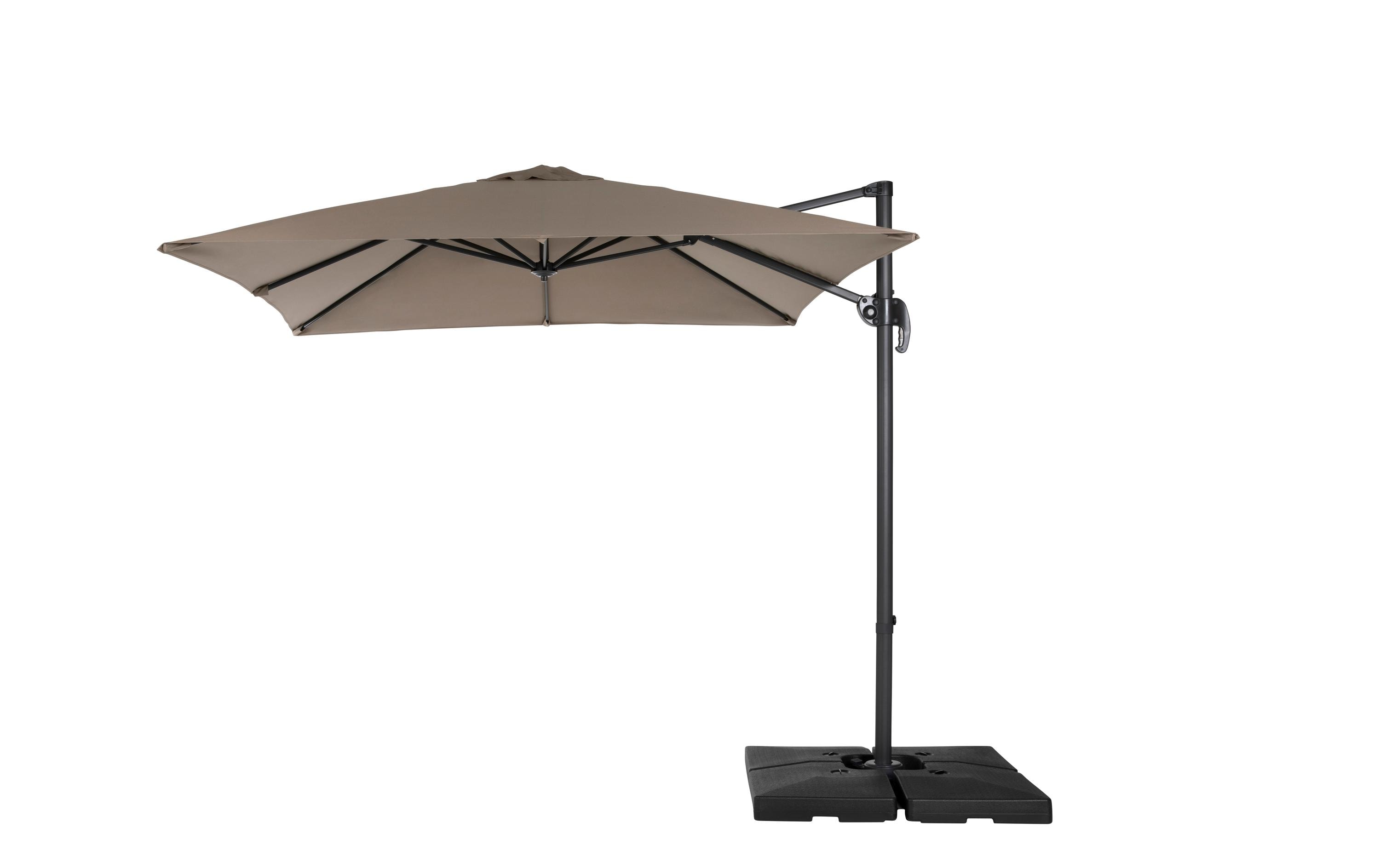 COCON Sonnenschirm Mini-Roma, 250 x 250 cm, hängend, Taupe COCON Sonnenschirm Mini-Roma, 250 x 250 cm, hängend, Taupe