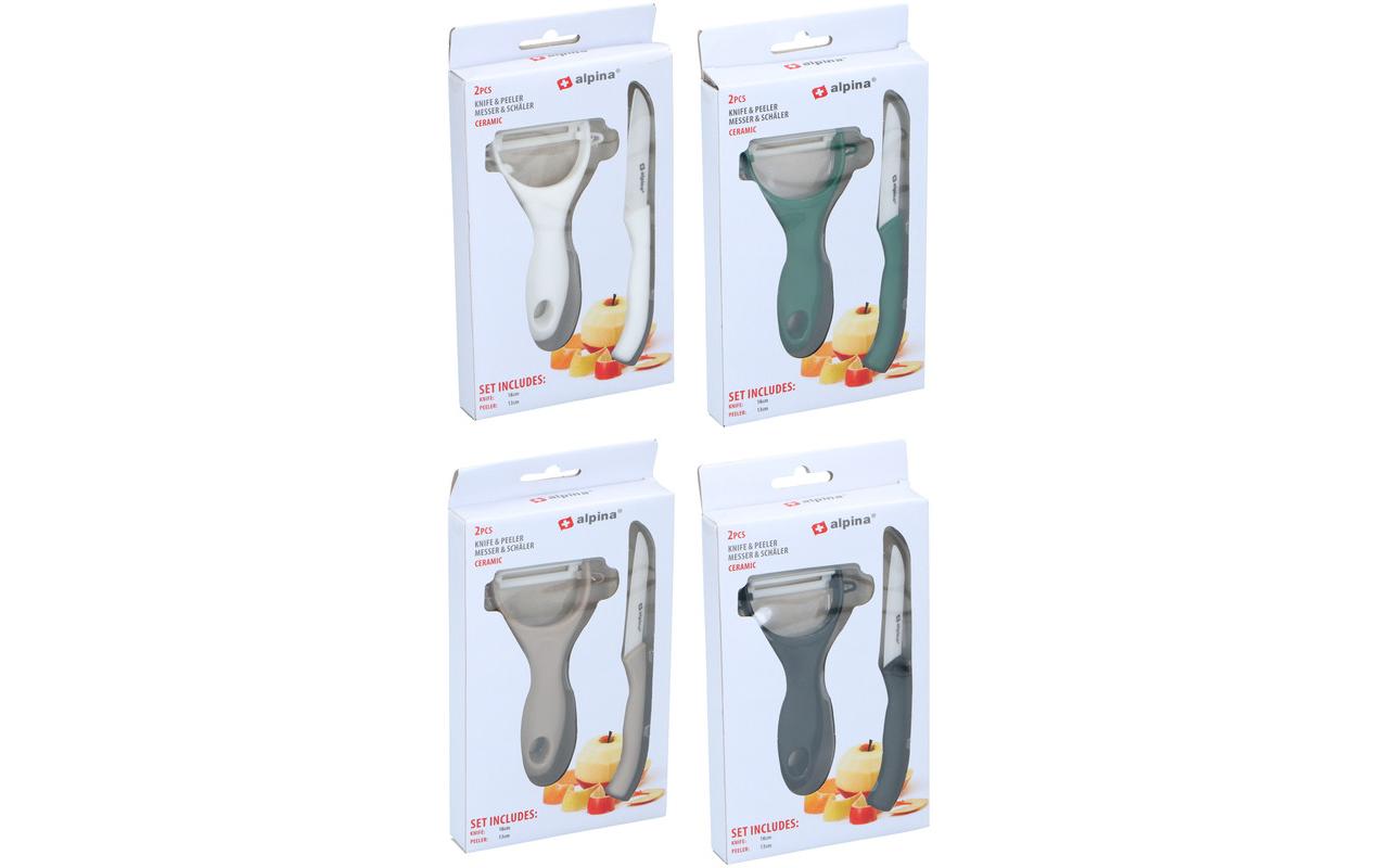 alpina Keramikmesser und Schäler, assortiert Assortiert