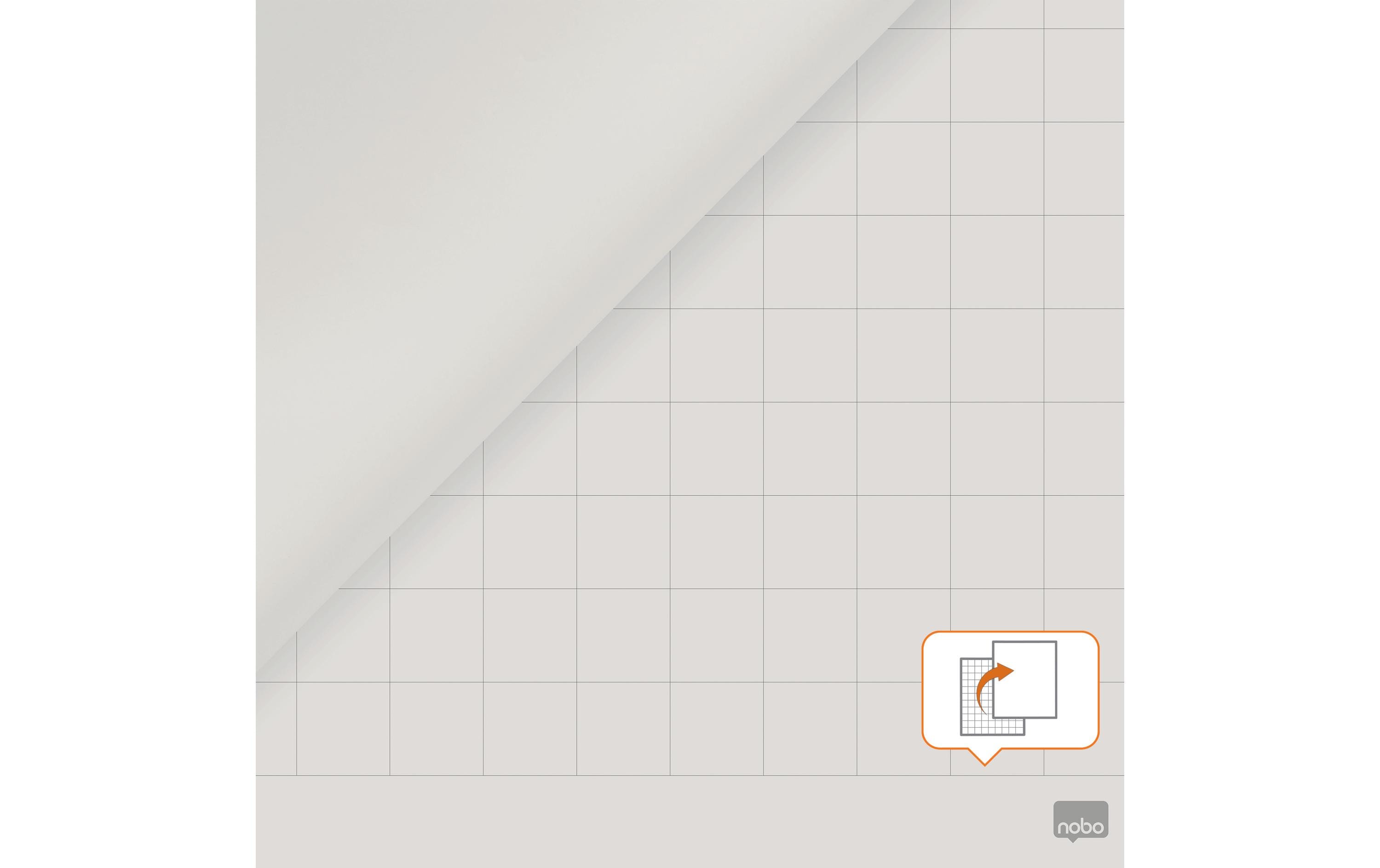 Nobo Flipchart blanko / kariert, 58 x 81 cm, 50 Blatt