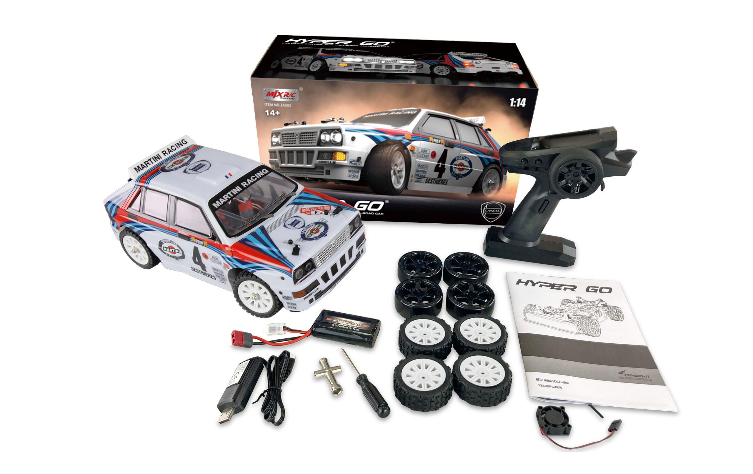 Amewi Rally Hyper Go Lancia Delta HF Integrale Brushless RTR, 1:14 Amewi Rally Hyper Go Lancia Delta HF Integrale Brushless RTR, 1:14