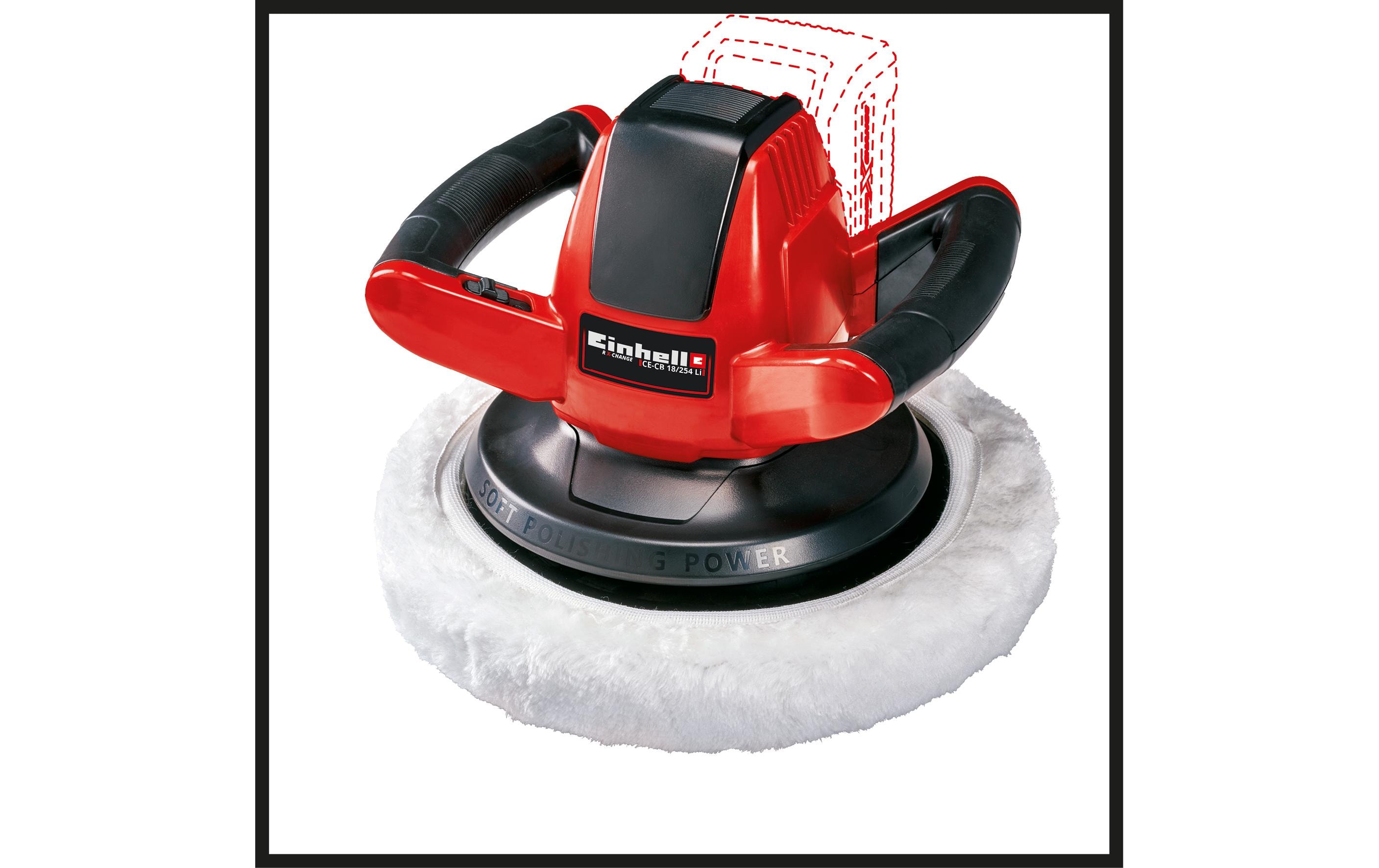 Einhell Automotive Poliermaschine CE-CB 18/254 Li Solo