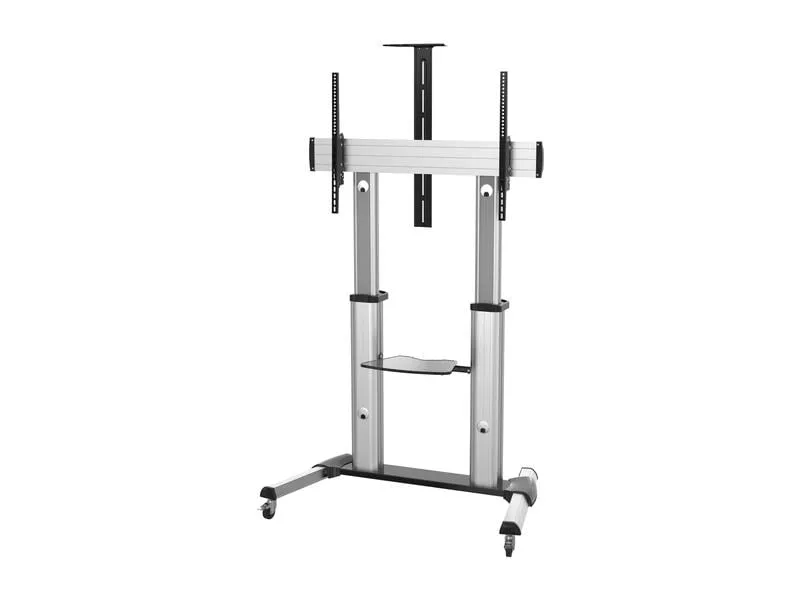 PureMounts TV-Trolley PDS-0011C Schwarz/Silber