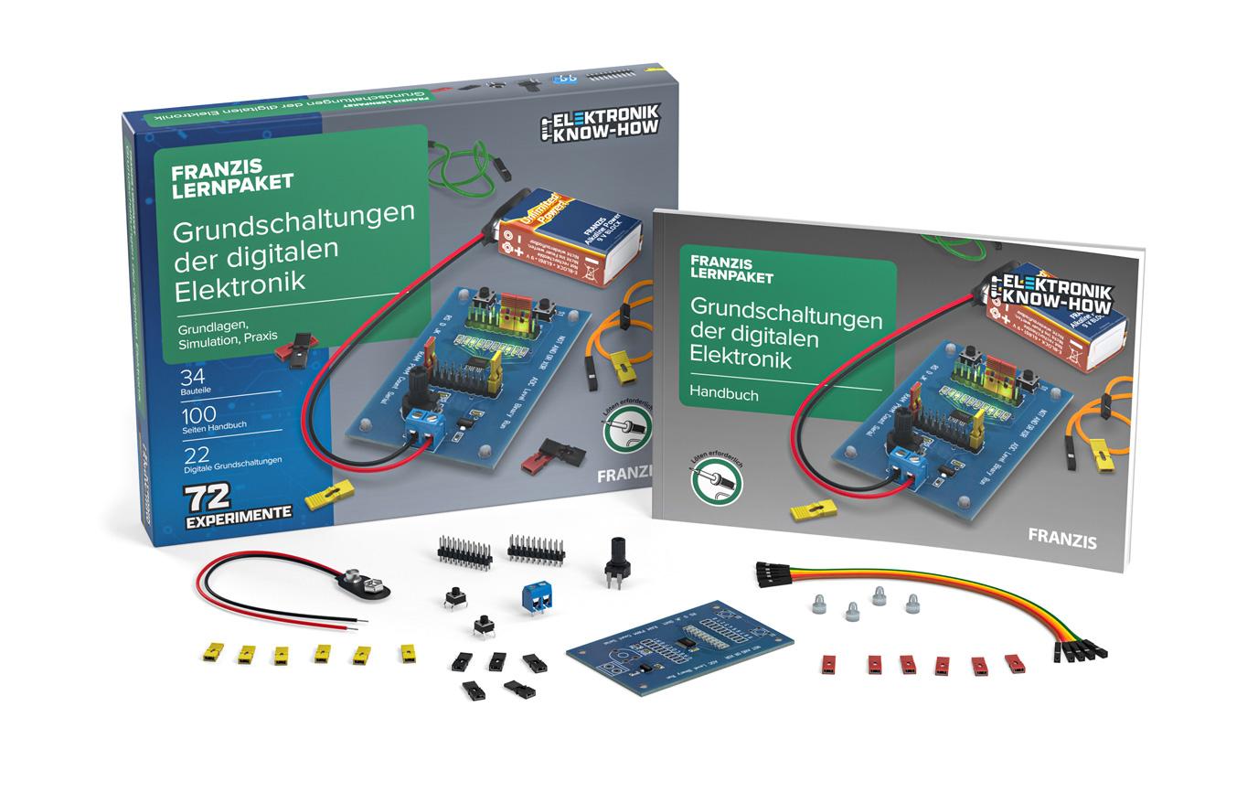 Franzis Lernpaket Grundschaltungen der digitalen Elektronik, Deutsch Franzis Lernpaket Grundschaltungen der digitalen Elektronik, Deutsch