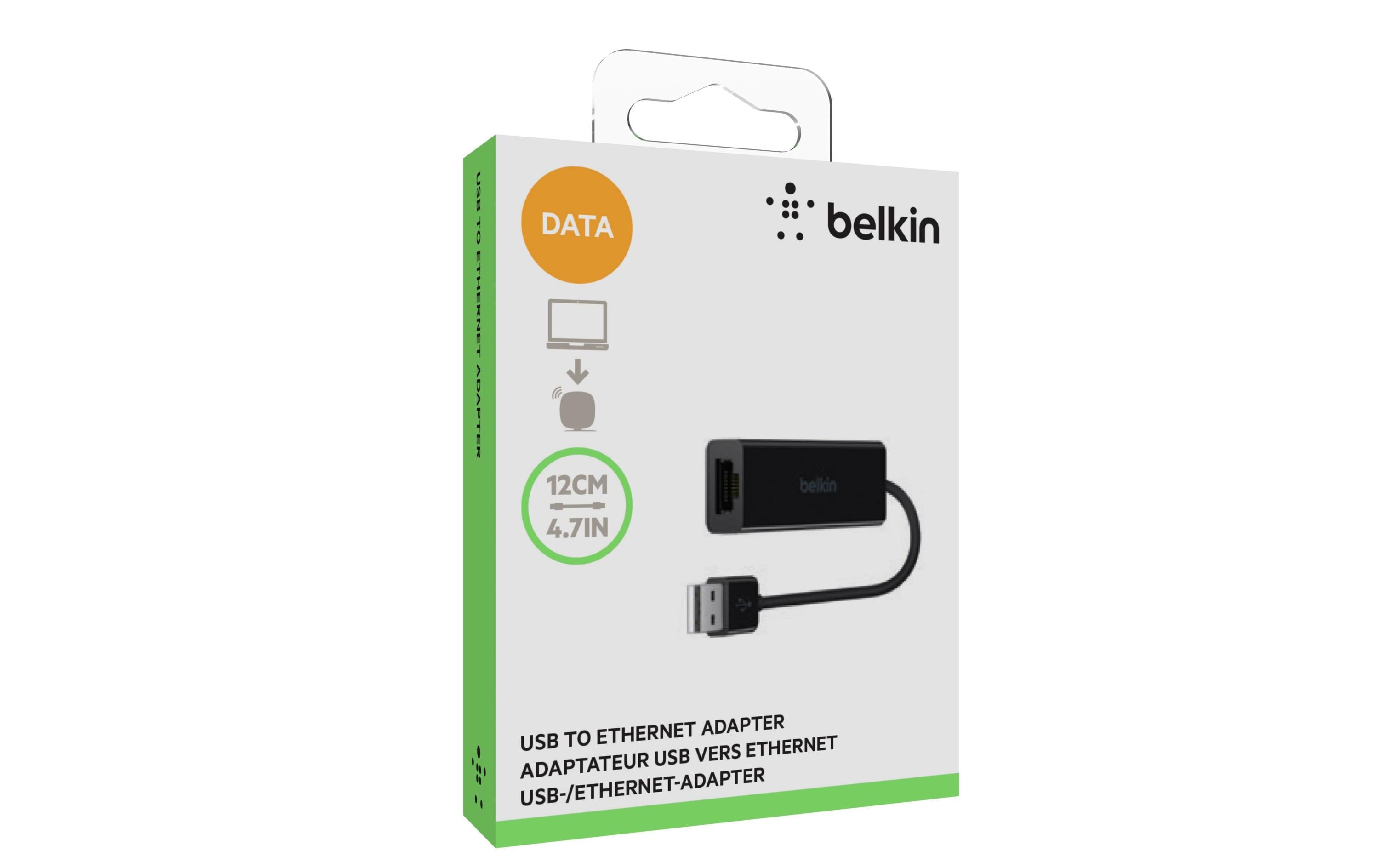 Belkin Netzwerk-Adapter USB 2.0 - RJ45 USB 2.0 Belkin Netzwerk-Adapter USB 2.0 - RJ45 USB 2.0