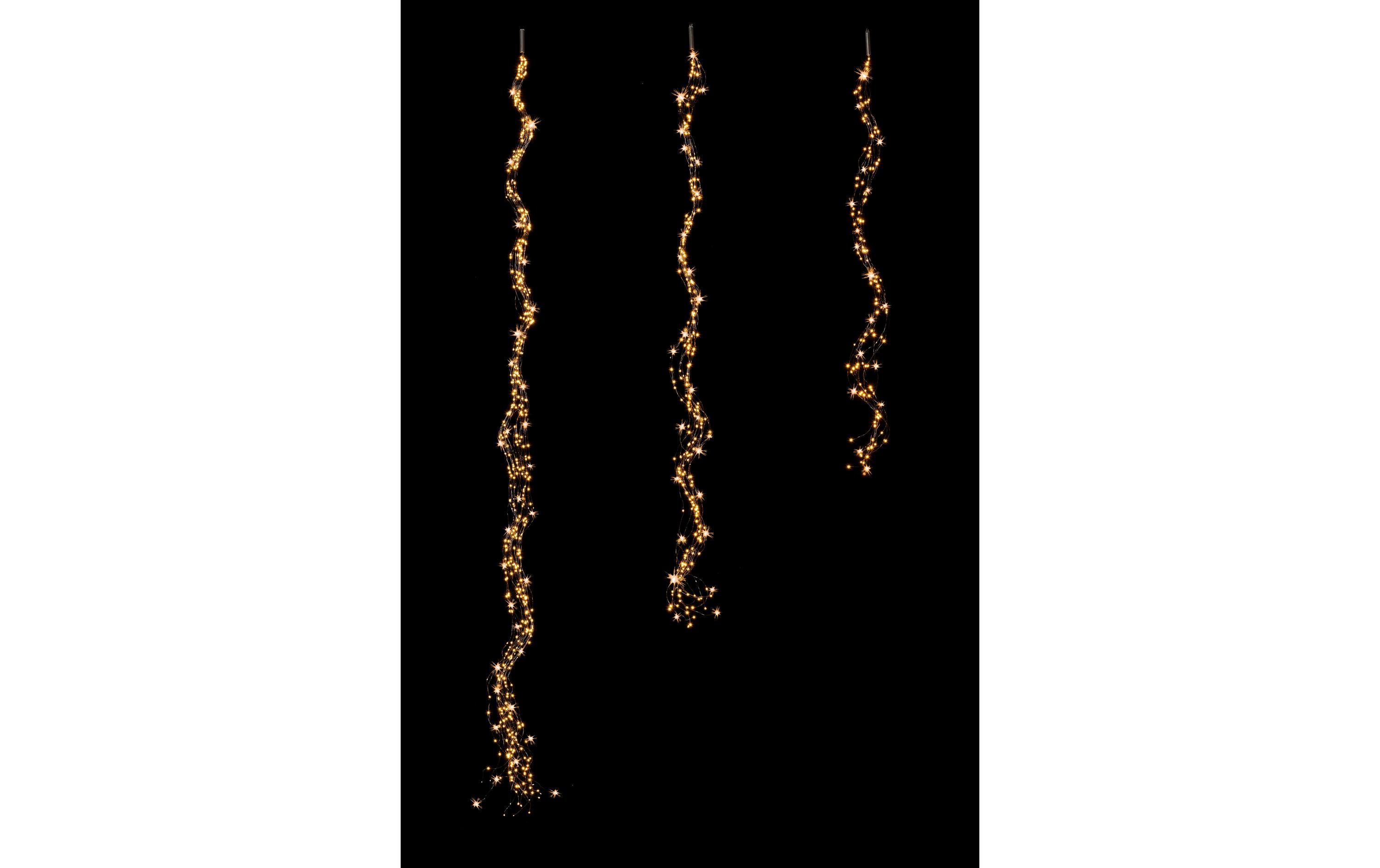 STT LED Lichterkette Angel Hair Bouquet, 1.5m, 150LEDs, Schwarz