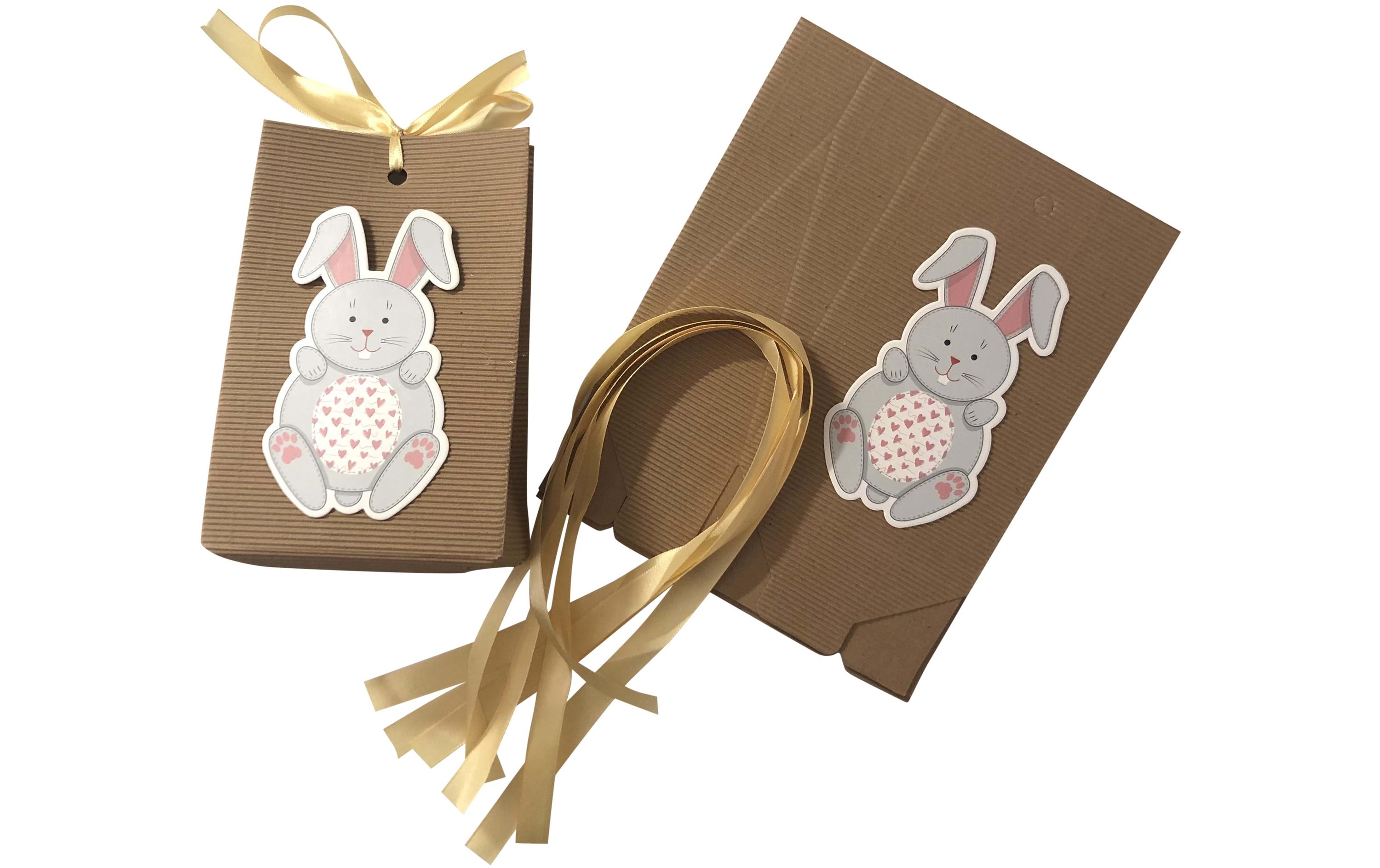 BackshopSchweiz Papiertüte Ostern, Dunkelbraun