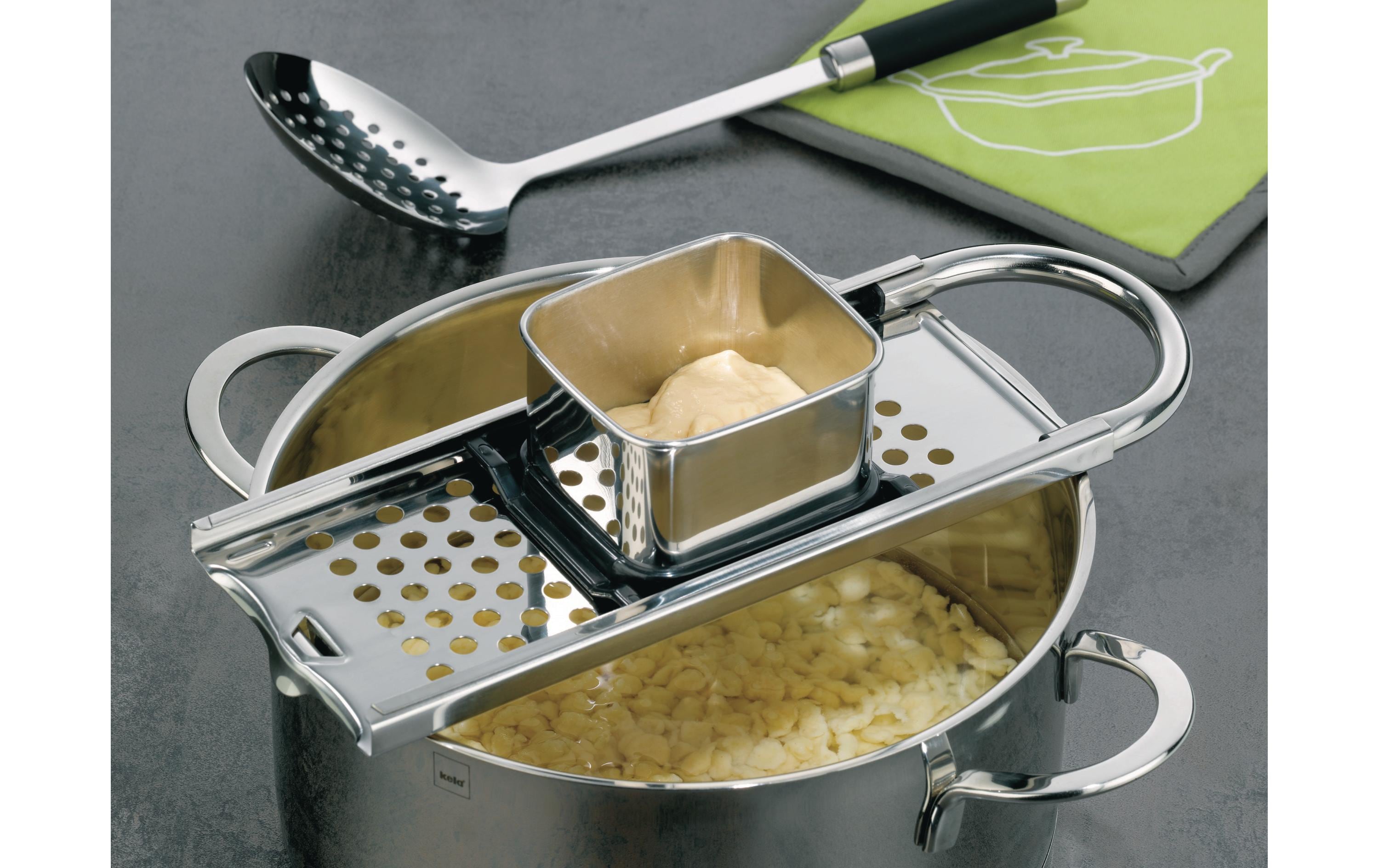 Kela Spätzlehobel Emma Kurze Spätzle, Silber