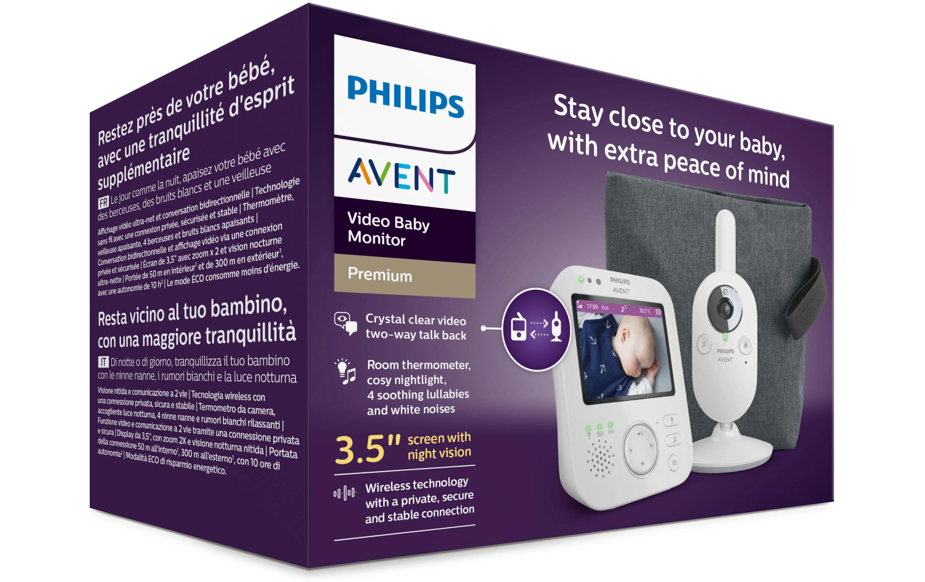 PHILIPS AVENT Babyphone SCD892/26 Weiss PHILIPS AVENT Babyphone SCD892/26 Weiss