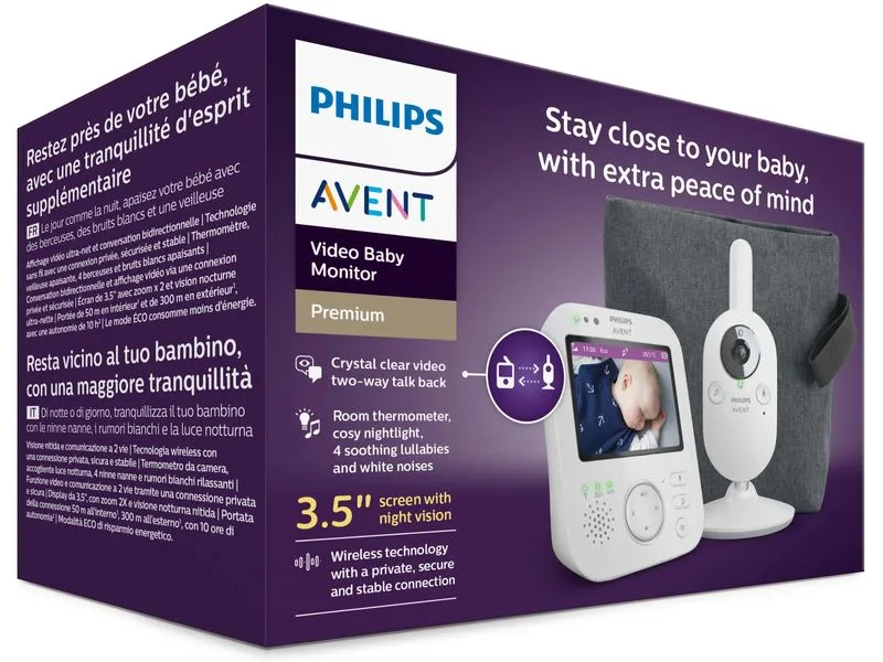 PHILIPS AVENT Babyphone SCD892/26 Weiss