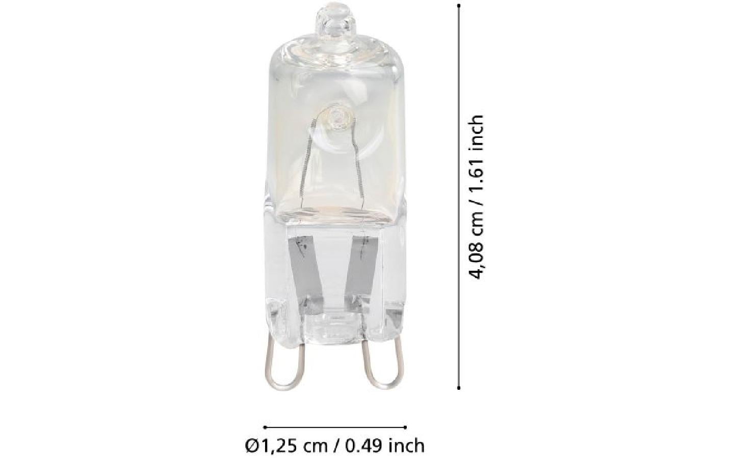 EGLO Leuchten Lampe 40 W G9 Warmweiss