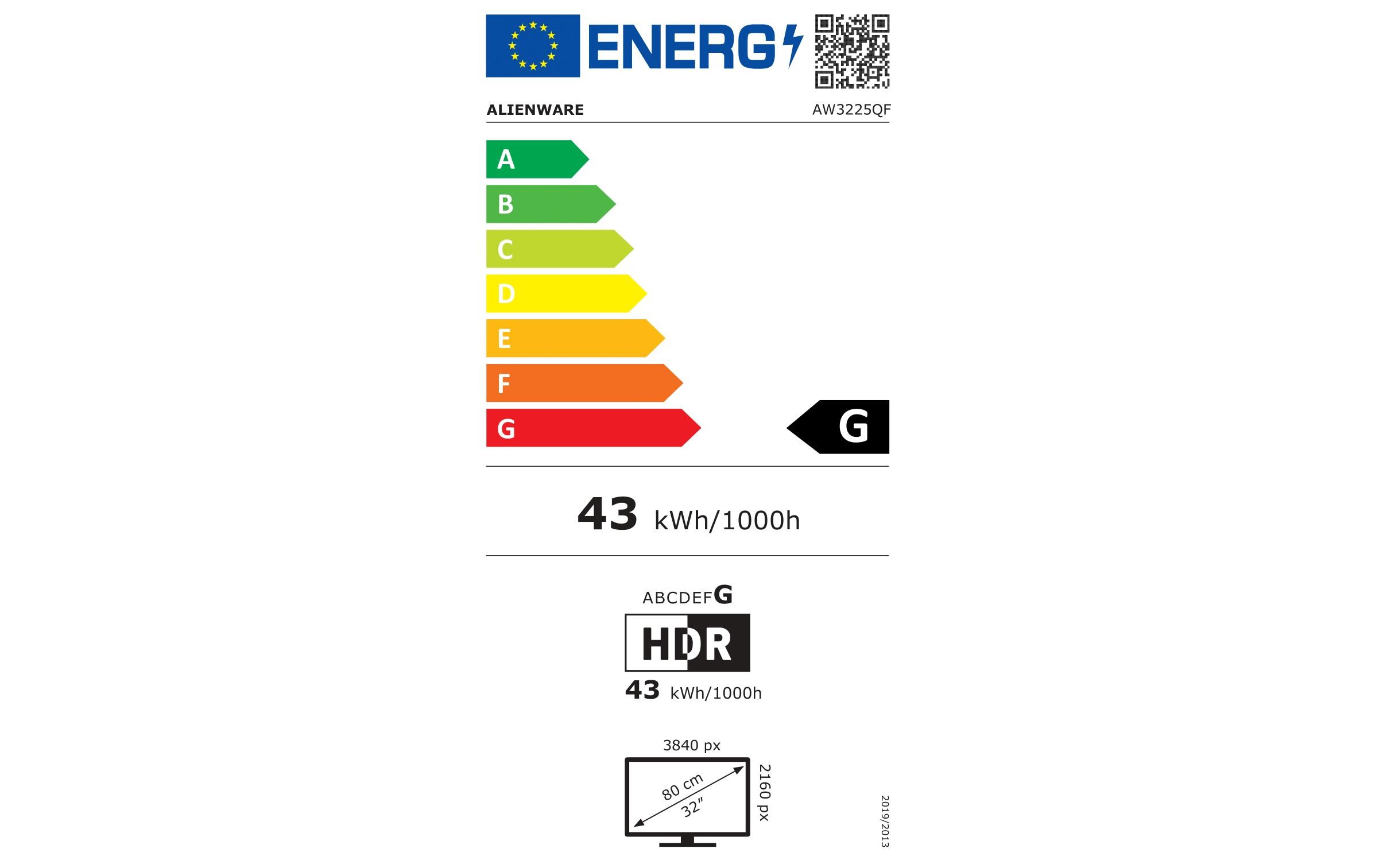 DELL Monitor Alienware 32 AW3225QF