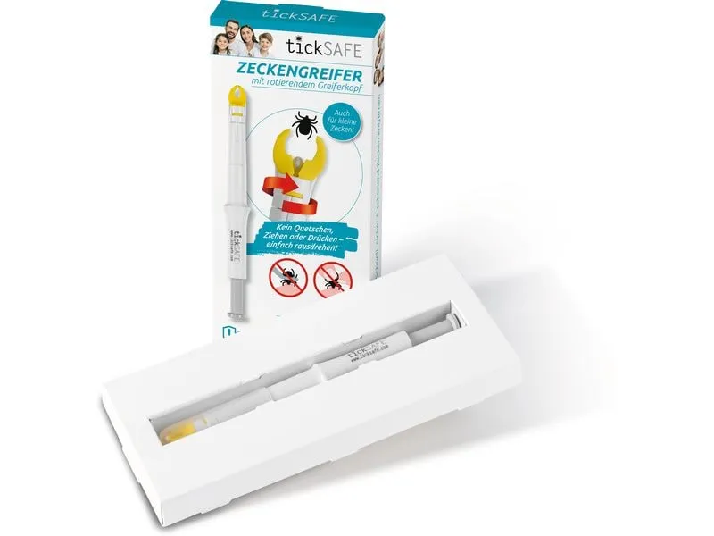 Ticksafe Erste-Hilfe-Set Rotierender Zeckengreifer Mensch