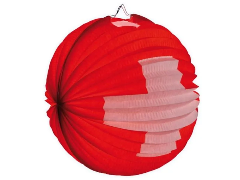 Haushaltsware Lampion Schweizerkreuz 33 cm