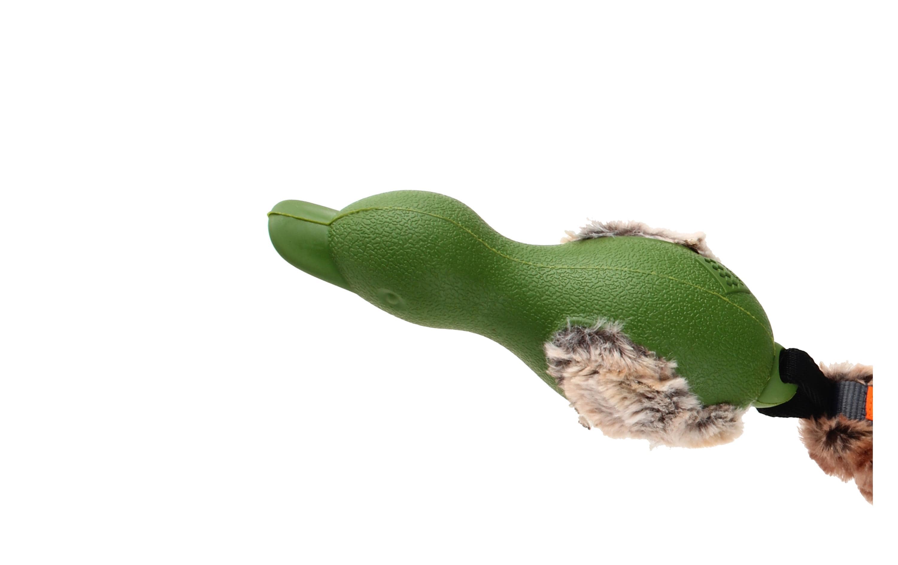 GiGwi Hunde-Spielzeug Push to mute, Ente, Grün