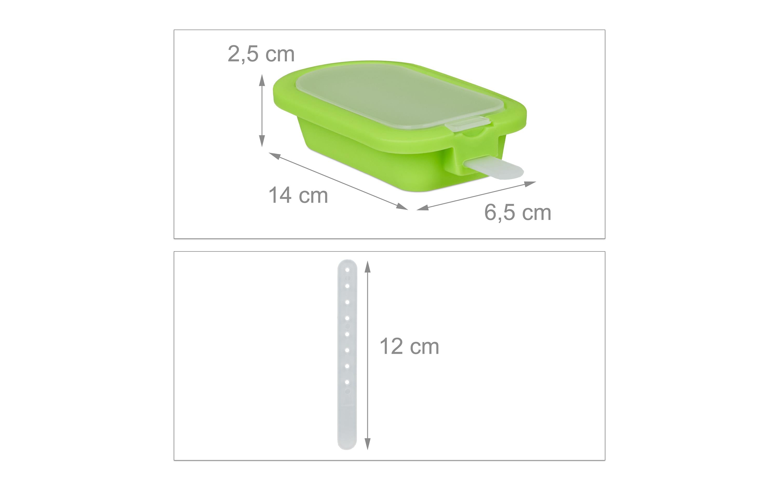 relaxdays Glaceform 10 Stück, Blau/Grün