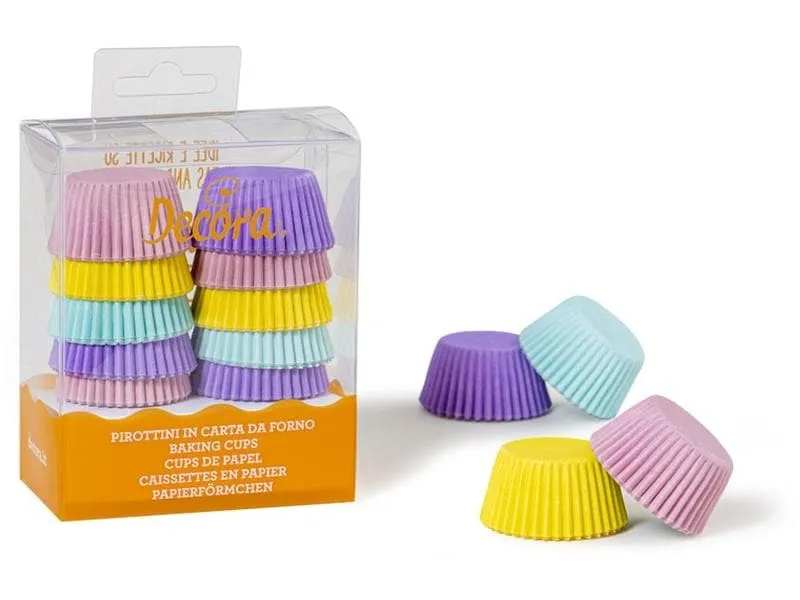 Decora Mini Muffin-Backform 200 Stück, Mehrfarbig Decora Mini Muffin-Backform 200 Stück, Mehrfarbig