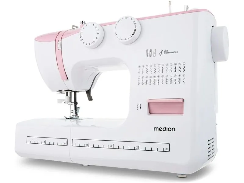 Medion Nähmaschine Life SM60 Weiss/Rosa Medion Nähmaschine Life SM60 Weiss/Rosa