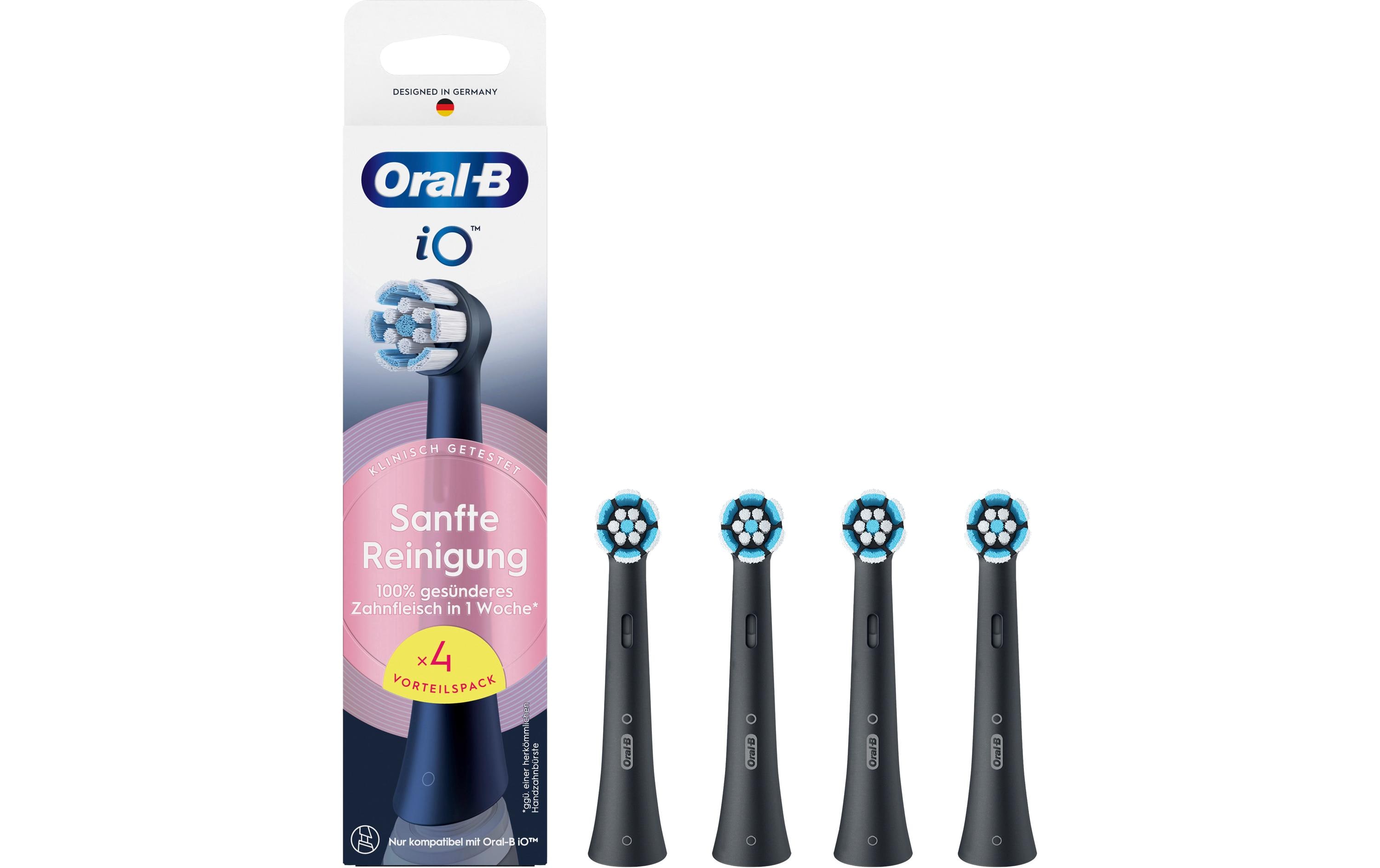 Oral-B Zahnbürstenkopf iO Sanfte Reinigung 4 Stück