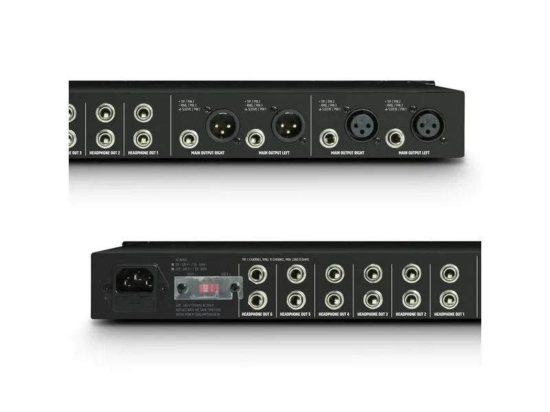 LD Systems Kopfhörerverstärker HPA 6 LD Systems Kopfhörerverstärker HPA 6