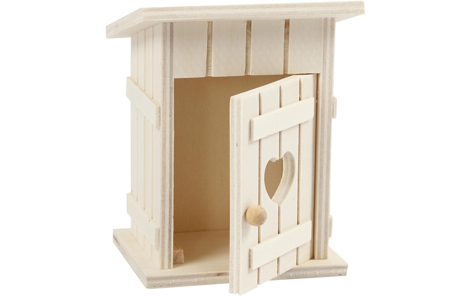 Creativ Company Mini-Möbel Toilettenhaus 8 x 6.5 cm 1 Stück