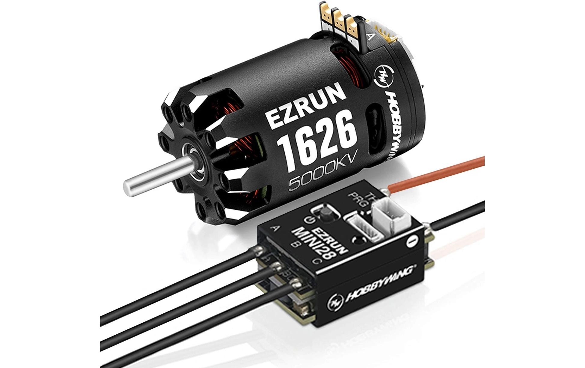 Hobbywing Brushless-Antriebsset Mini28 Combo mit 1626SD 5000 kV Hobbywing Brushless-Antriebsset Mini28 Combo mit 1626SD 5000 kV