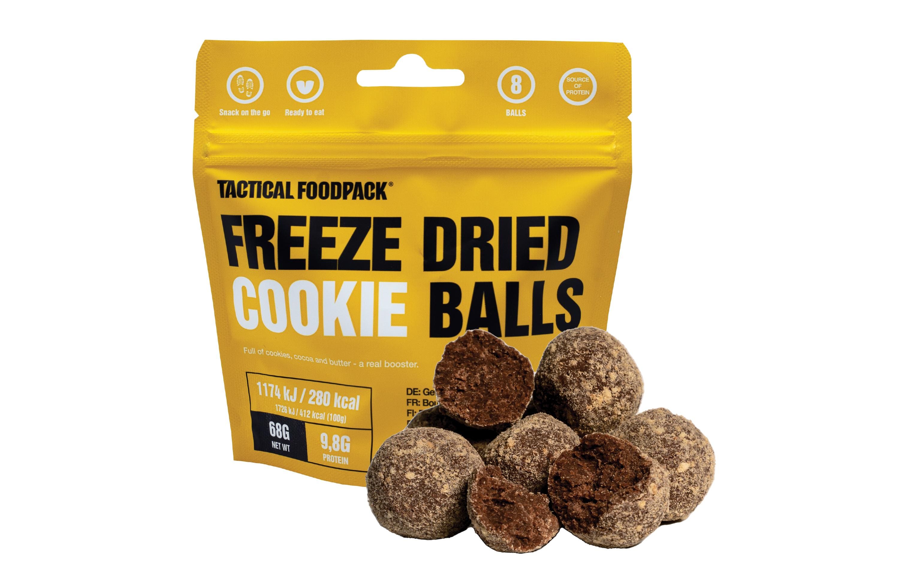 Tactical Foodpack Dessert Freeze Dried Cookie Balls Tactical Foodpack Dessert Freeze Dried Cookie Balls