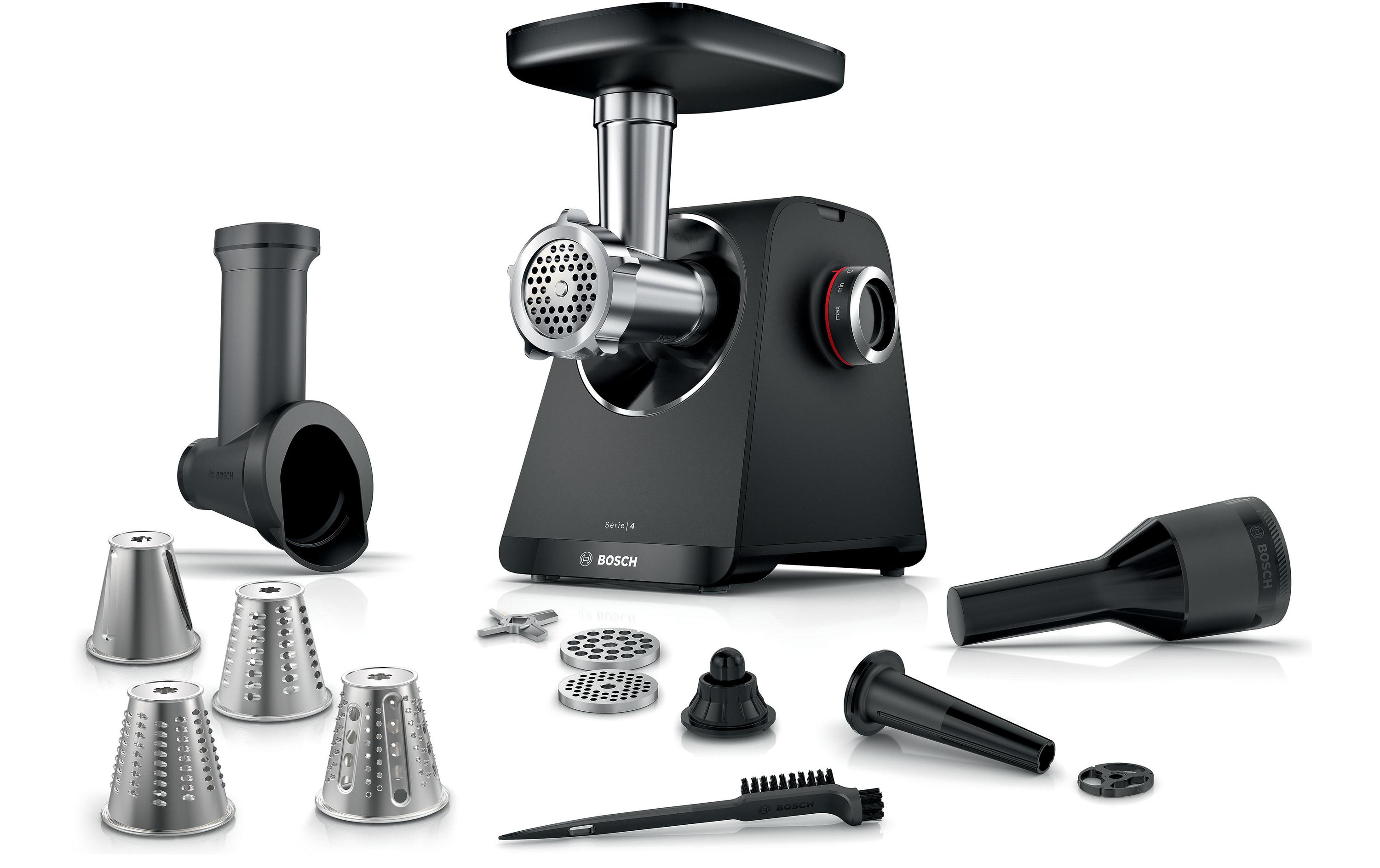 Bosch Fleischwolf MultiPower MFWS440B Schwarz