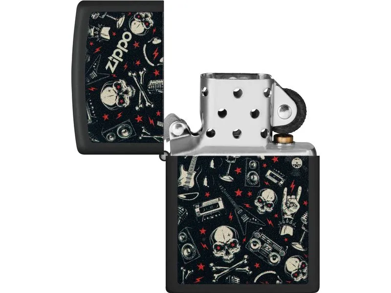 ZIPPO Reibradfeuerzeug Skulls ZIPPO Reibradfeuerzeug Skulls