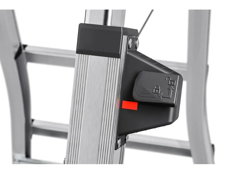 Hailo Doppelstufenleiter TopLine D100 6 Stufen