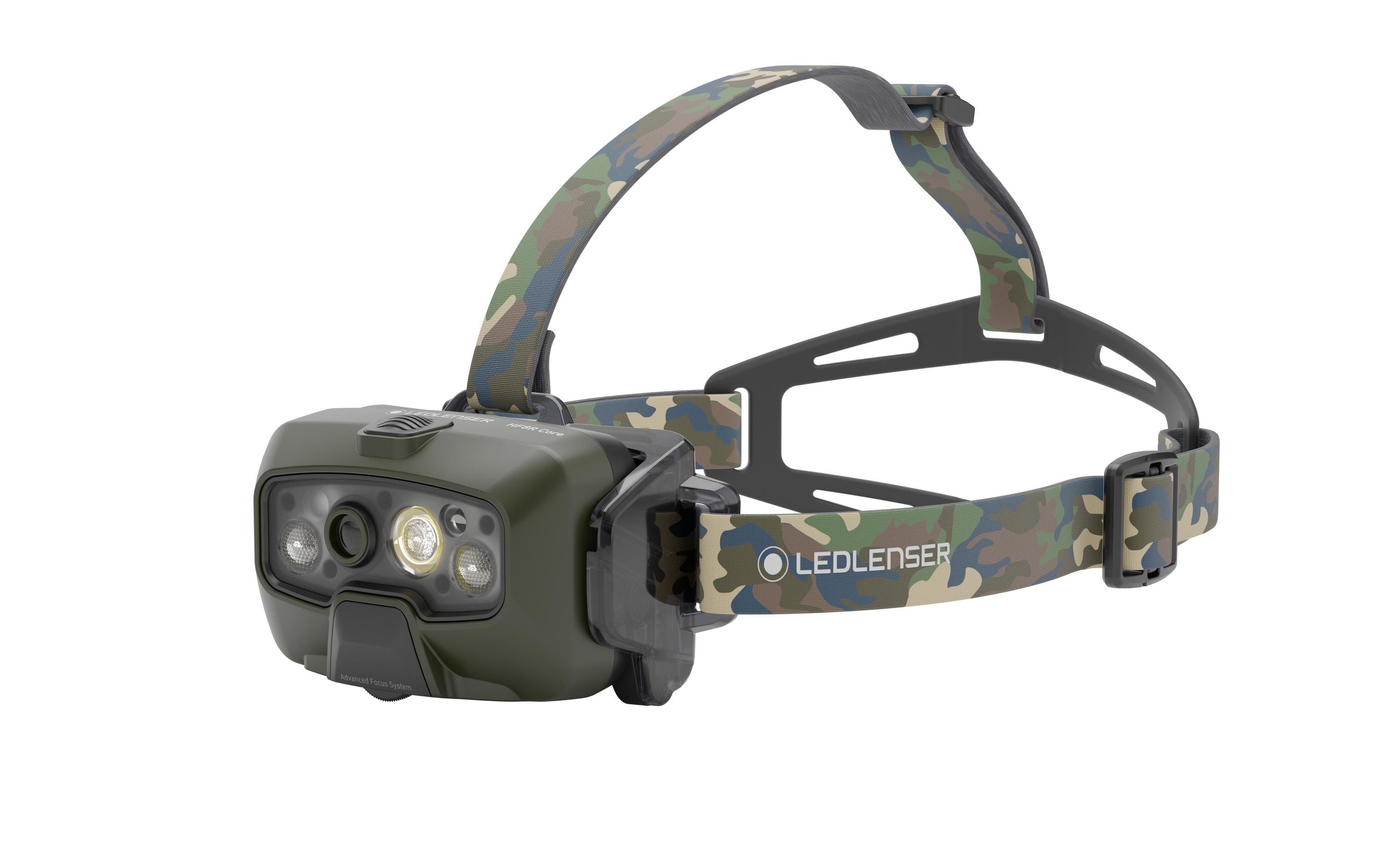 LED LENSER Stirnlampe HF8R Core RGB Camouflage