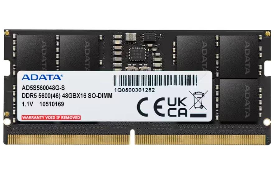 ADATA SO-DDR5-RAM AD5S560048G-S 5600 MHz 1x 48 GB ADATA SO-DDR5-RAM AD5S560048G-S 5600 MHz 1x 48 GB