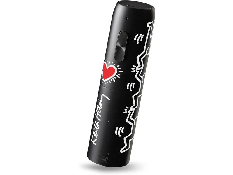 Vacuvin Elektrisches Weinset Keith Haring Schwarz Vacuvin Elektrisches Weinset Keith Haring Schwarz