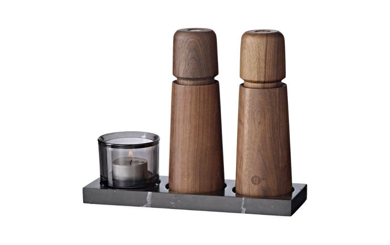 Crush Grind Untersetzer für Gewürzmühle Marble Schwarz