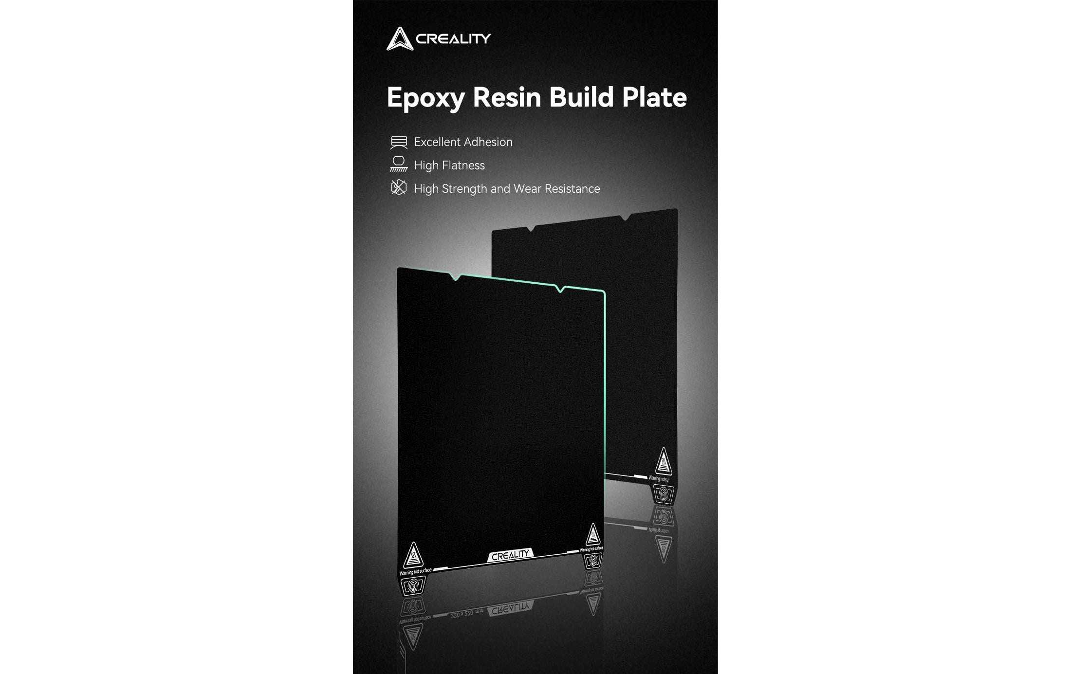 Creality Druckplattform Epoxidharz-Printplatte 310 x 315 mm