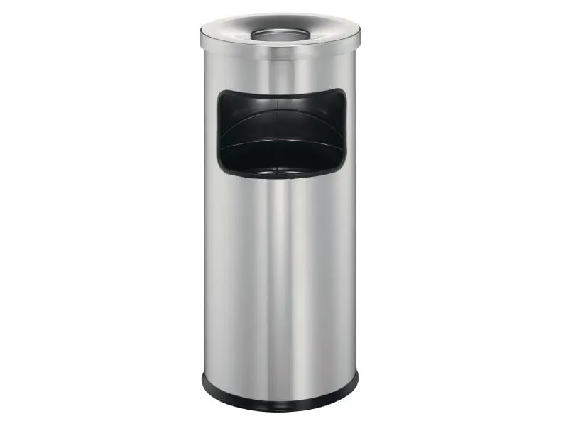 DURABLE Abfalleimer mit Ascher 19 l, Silber DURABLE Abfalleimer mit Ascher 19 l, Silber