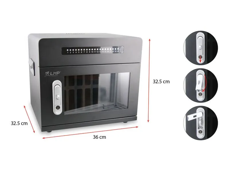 LMP Lade-Kabinett SmartCabinet SP 20-500 mit USB-C Ladekabel