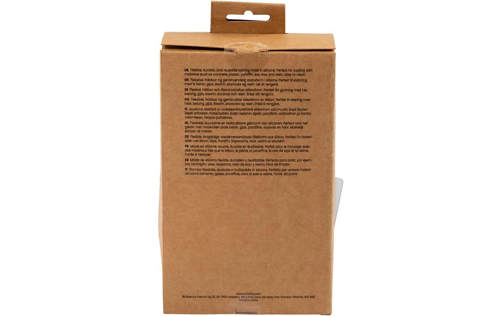 Creativ Company Kerzengiessform Silikon Weihnachtsbäume, 2 Stück