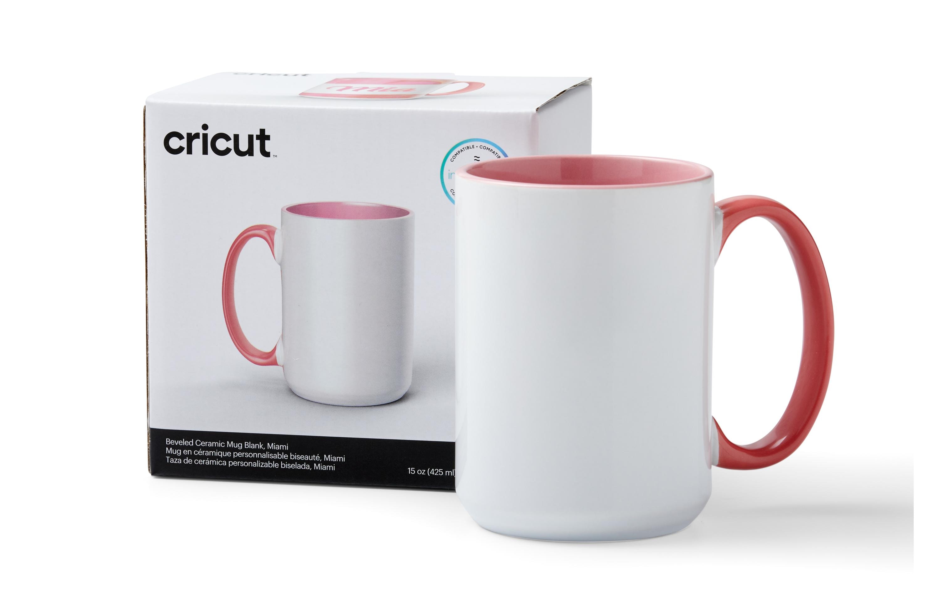 Cricut Tasse Infusible Ink Miami 425 ml, Weiss/Rot