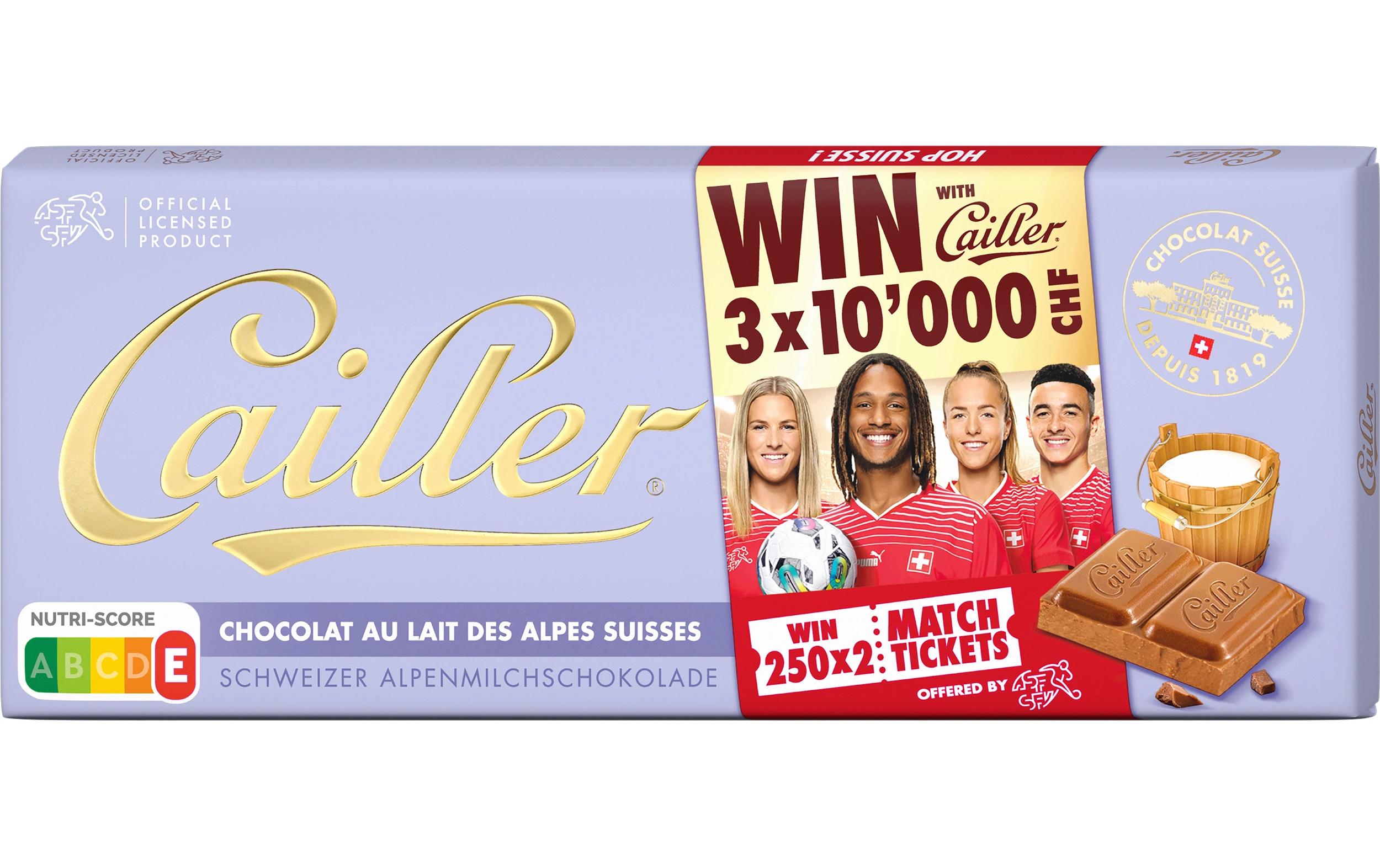 Cailler Tafelschokolade Mix 5 x 100 g