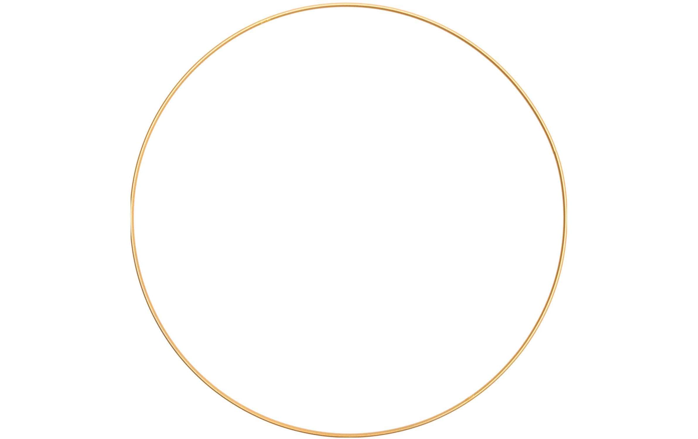 Rico Design Metallring 30 cm Gold 1 Stück Rico Design Metallring 30 cm Gold 1 Stück