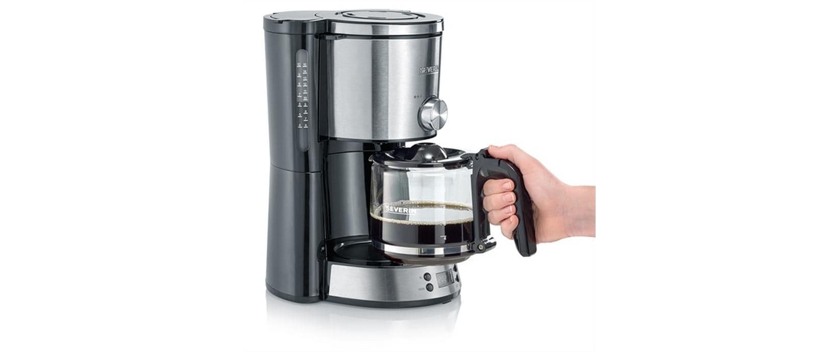 Severin Filterkaffeemaschine KA4826 Silber